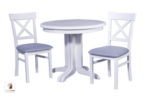 Okrągły stół rozkładany w stylu skandynawskim ROCABILLY Elegant SKO-49