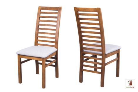 Drewniane krzesła tapicerowane do salonu i jadalni IWO KNT-09