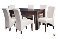 Prostokątny stół rozkładany Strong z krzesłami CC-4