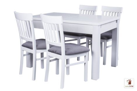 Kwadratowy stół rozkładany STRONG SQUARE z krzesłami Milano