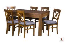 Kwadratowy stół rozkładany Strong Square z krzesłami Nord One